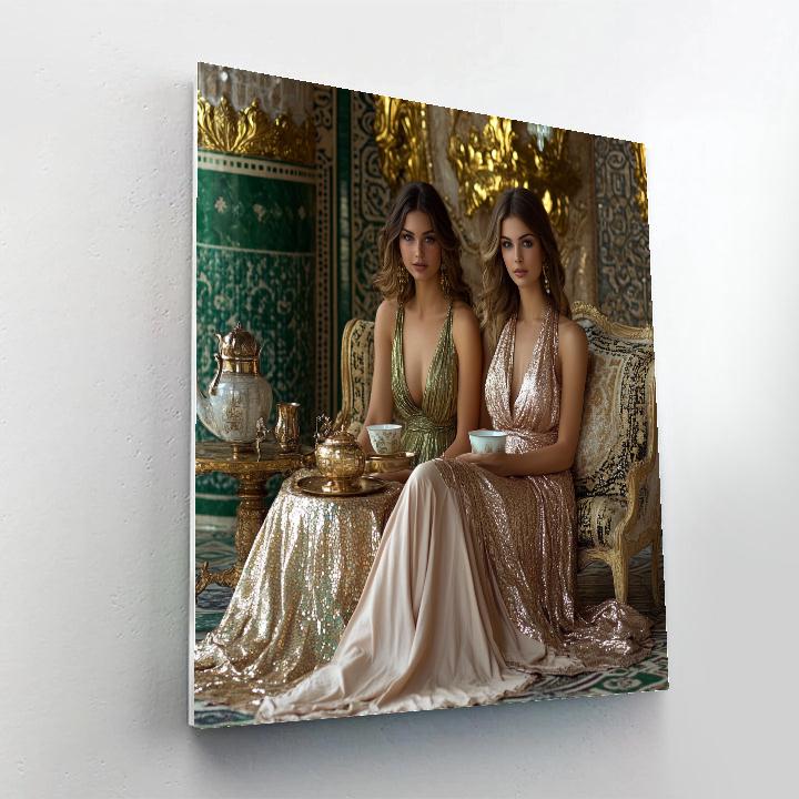 Gustave Klimt Inspired Tea Ceremony Paint by numbers kits