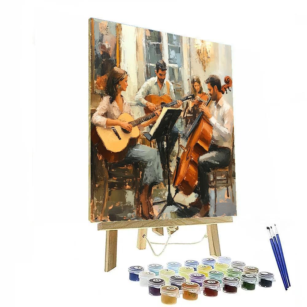 Edgar Degas Inspired Café Musicians Paint by numbers kits