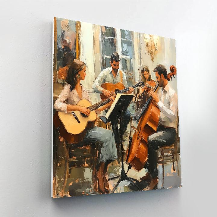 Edgar Degas Inspired Café Musicians Paint by numbers kits