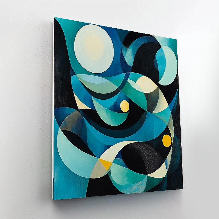 Wassily Kandinsky Inspired Market Melody DIY paint by numbers