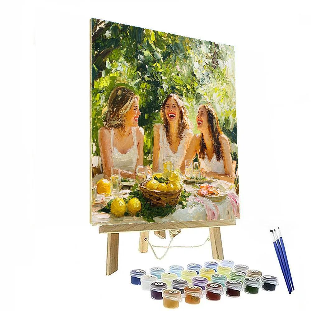 Pierre-Auguste Renoir Inspired Birthday Picnic painting number kit