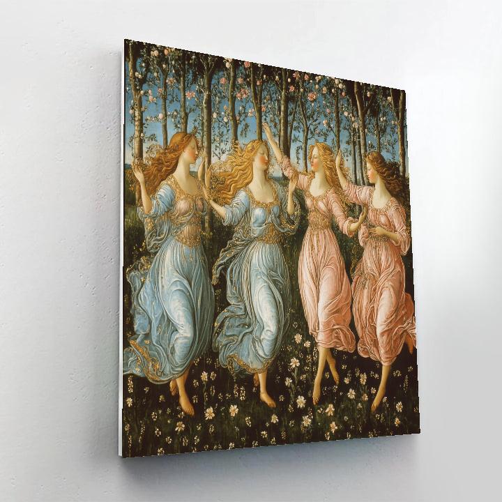 Botticelli Inspired Mythical Springtime Painting by numbers kit