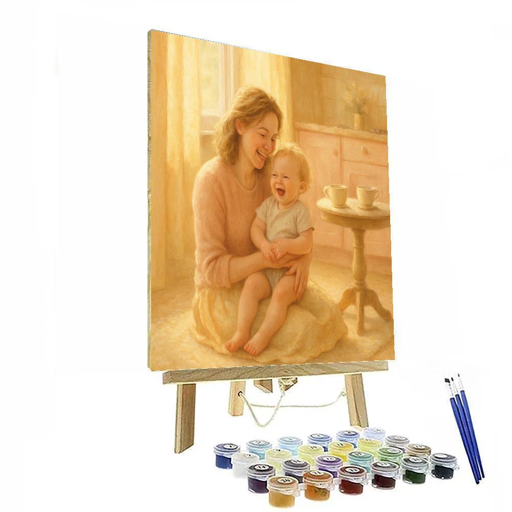 Morning Cuddles paint by numbers