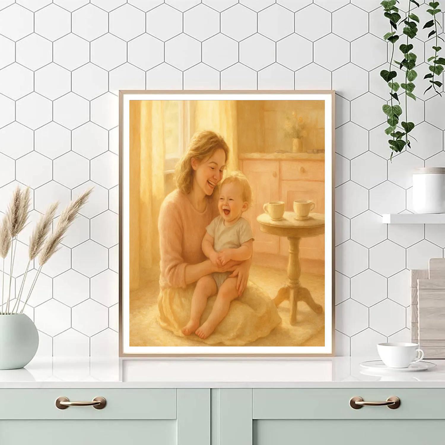 Morning Cuddles paint by numbers