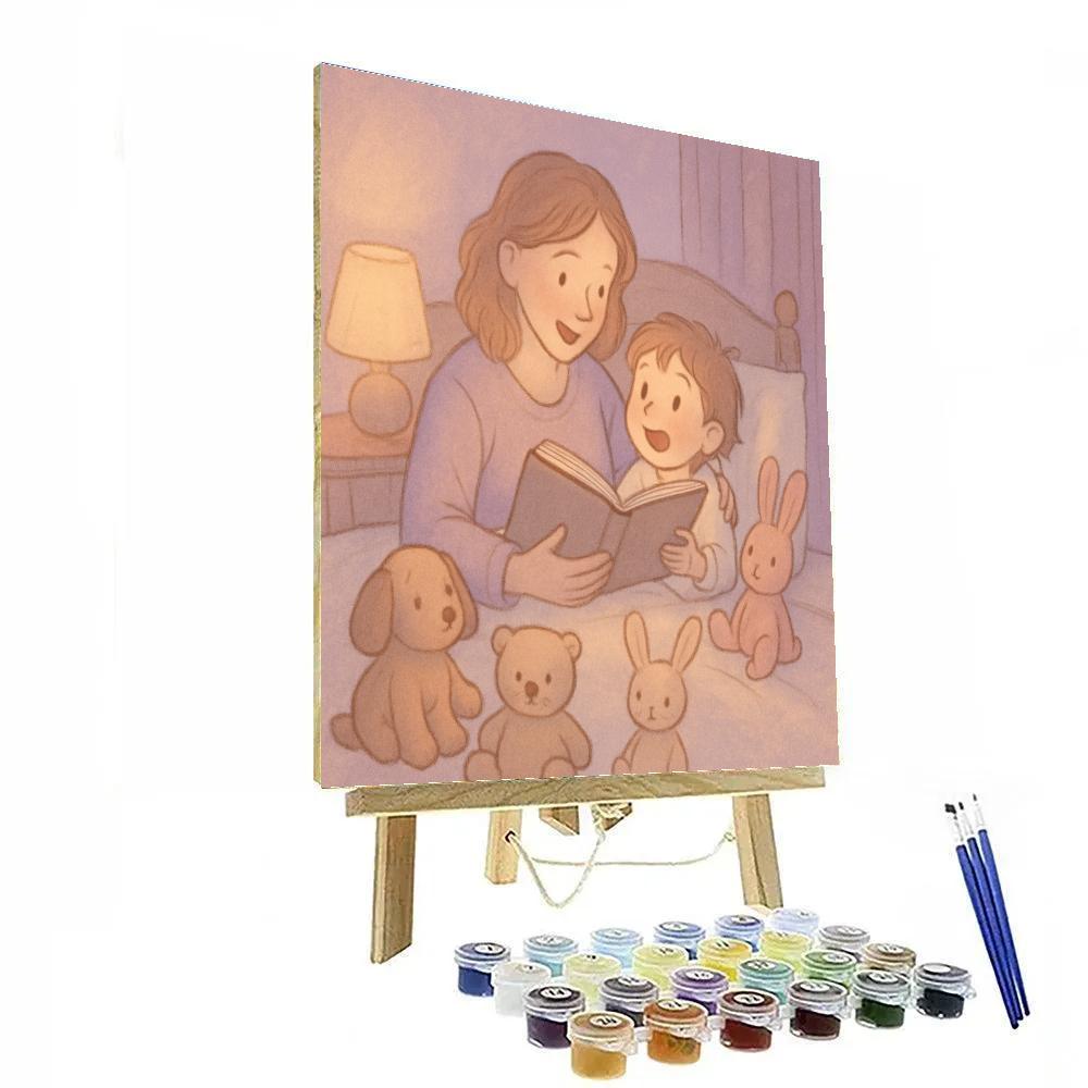 Bedtime Story Circle DIY paint by numbers