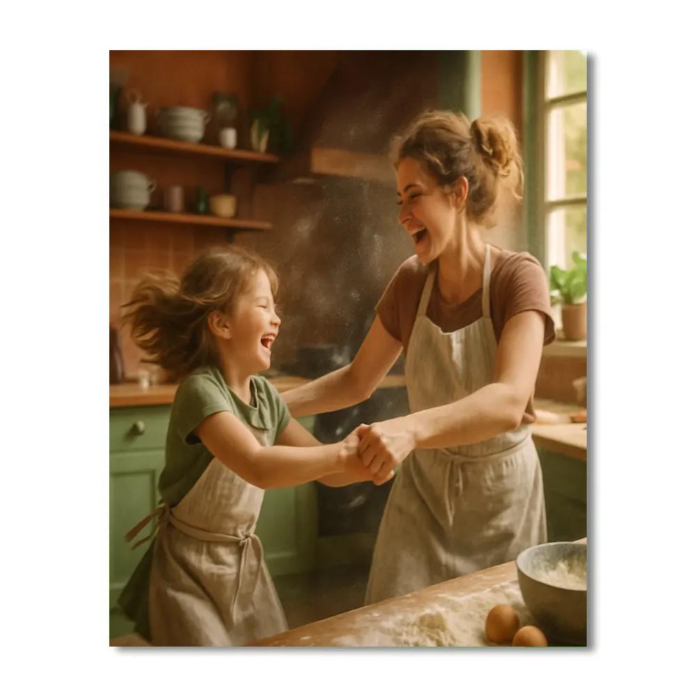 Kitchen Dance Routine Numbered painting kits