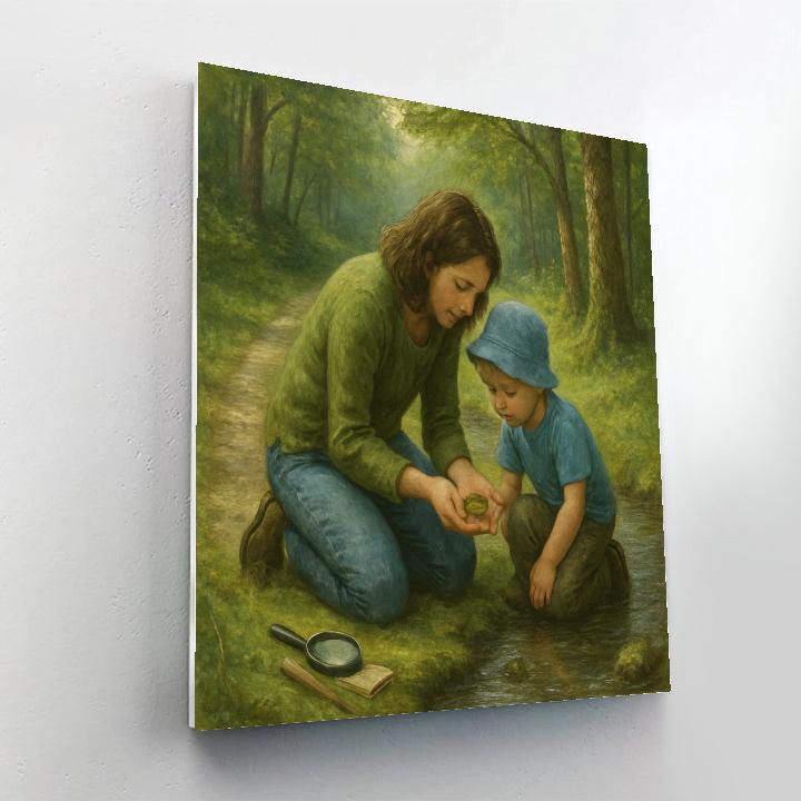 Nature Trail Discovery Painting by numbers kit