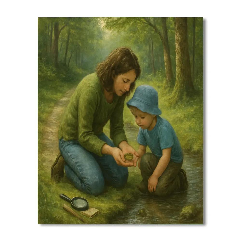 Nature Trail Discovery Painting by numbers kit
