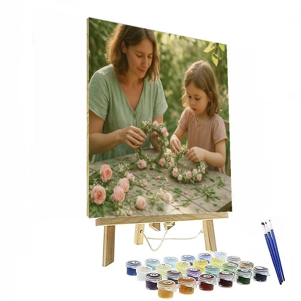 Flower Crown Making Paint by numbers kits