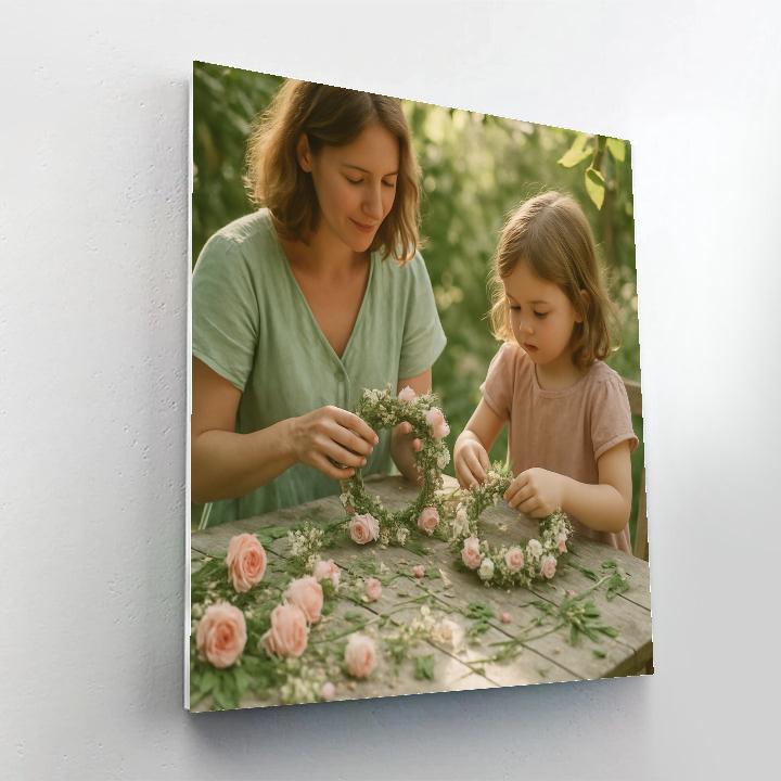 Flower Crown Making Paint by numbers kits