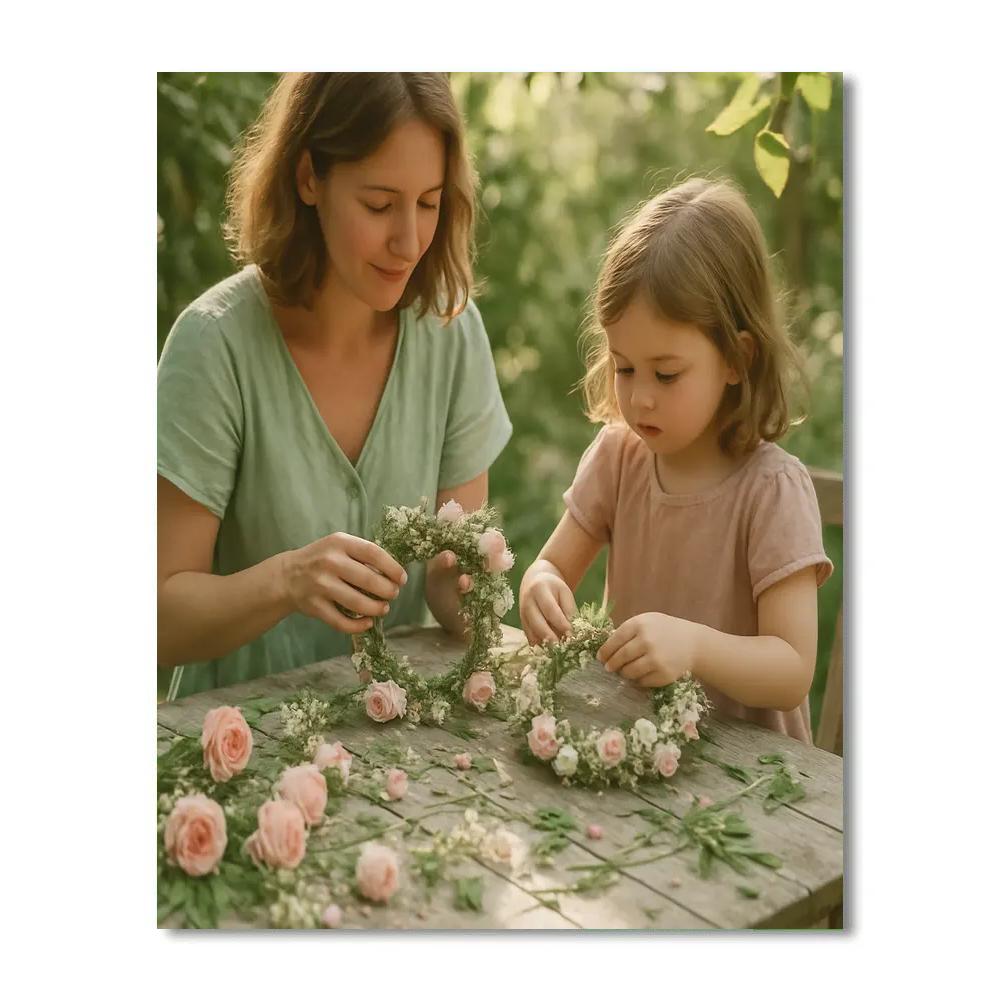 Flower Crown Making Paint by numbers kits