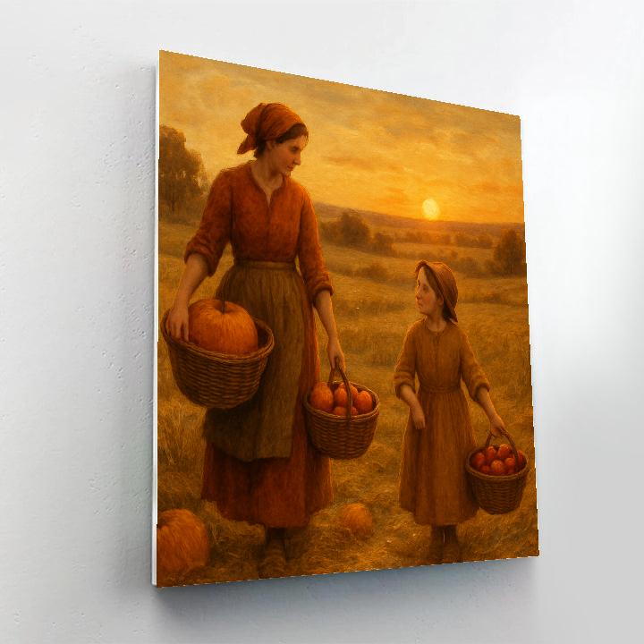 Harvest Time Together Numbered painting kits