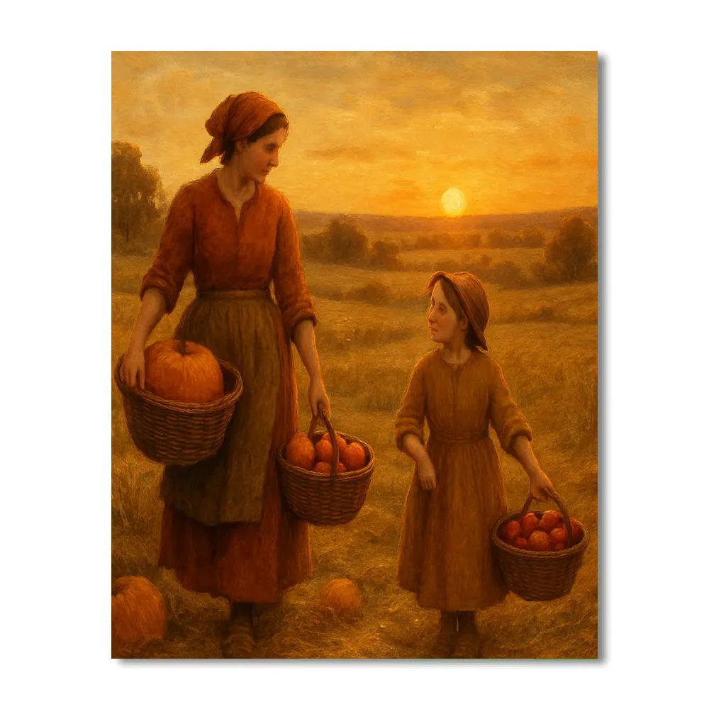 Harvest Time Together Numbered painting kits