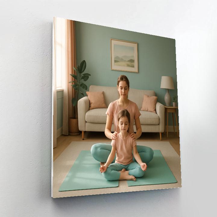 Sunrise Yoga Stretch DIY paint by numbers