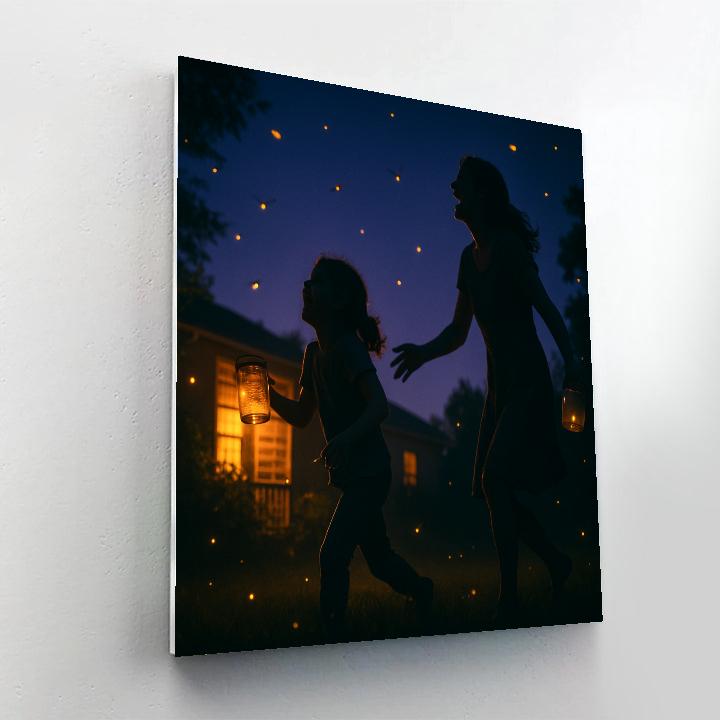 Firefly Evening paint by number