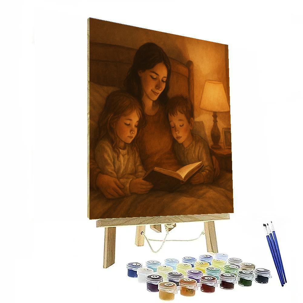 Sibling Shared Story DIY paint by numbers