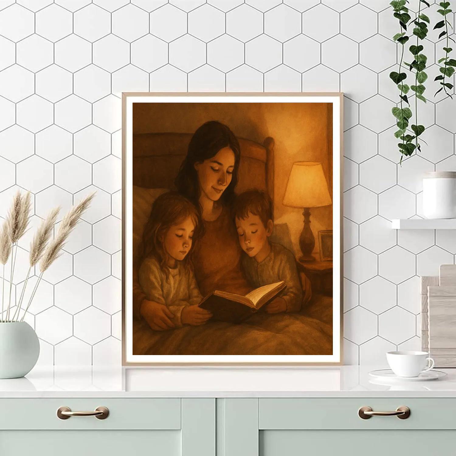 Sibling Shared Story DIY paint by numbers