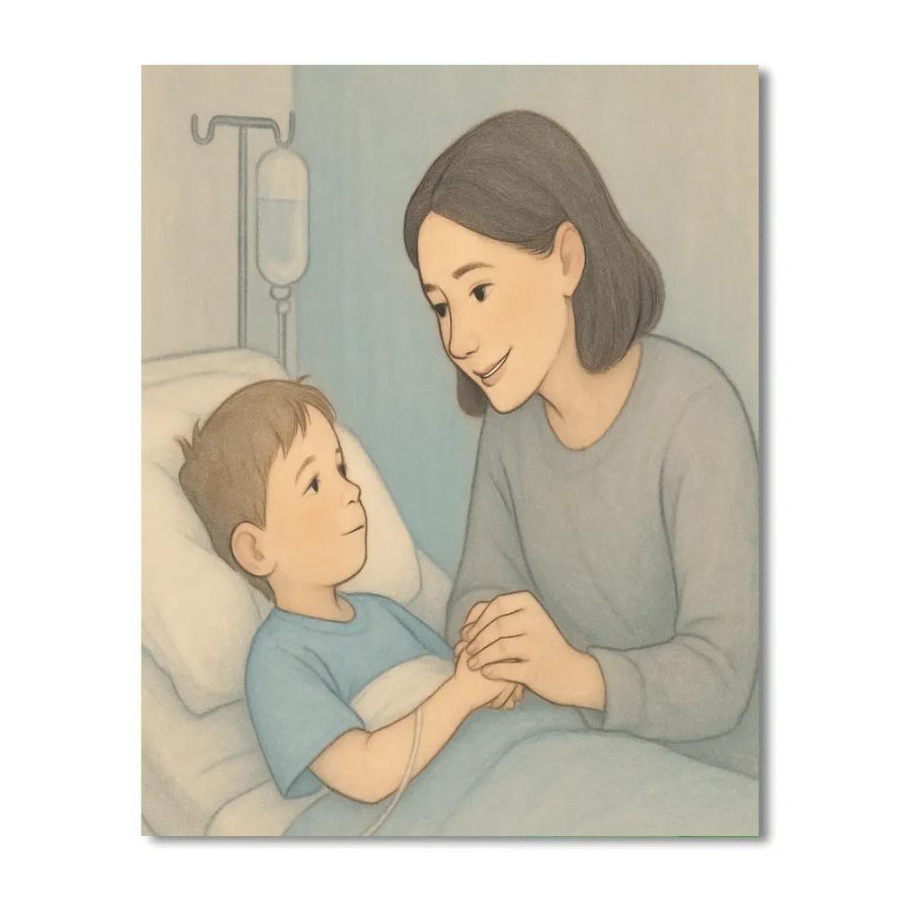 Hospital Recovery Embrace Paint by numbers kits