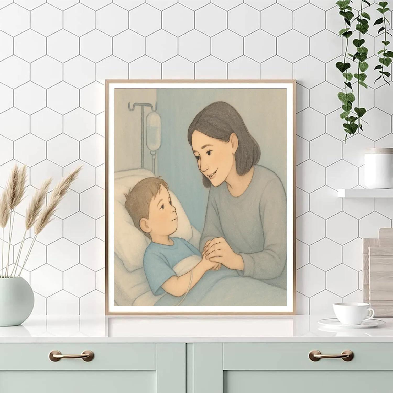 Hospital Recovery Embrace Paint by numbers kits