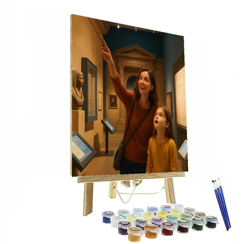 Museum Discovery Day Paint by numbers kits