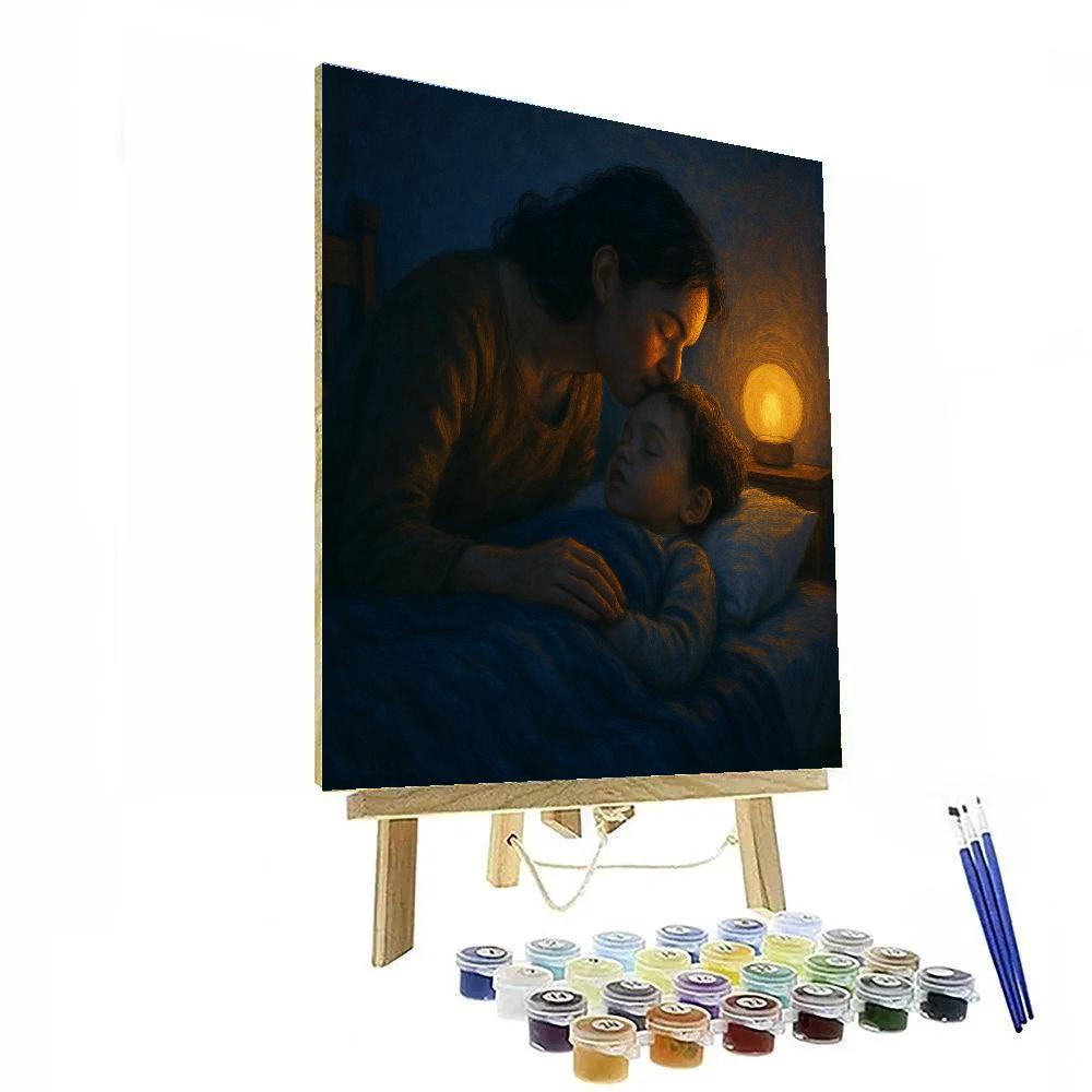 Bedside Comfort At Night Paint by numbers art