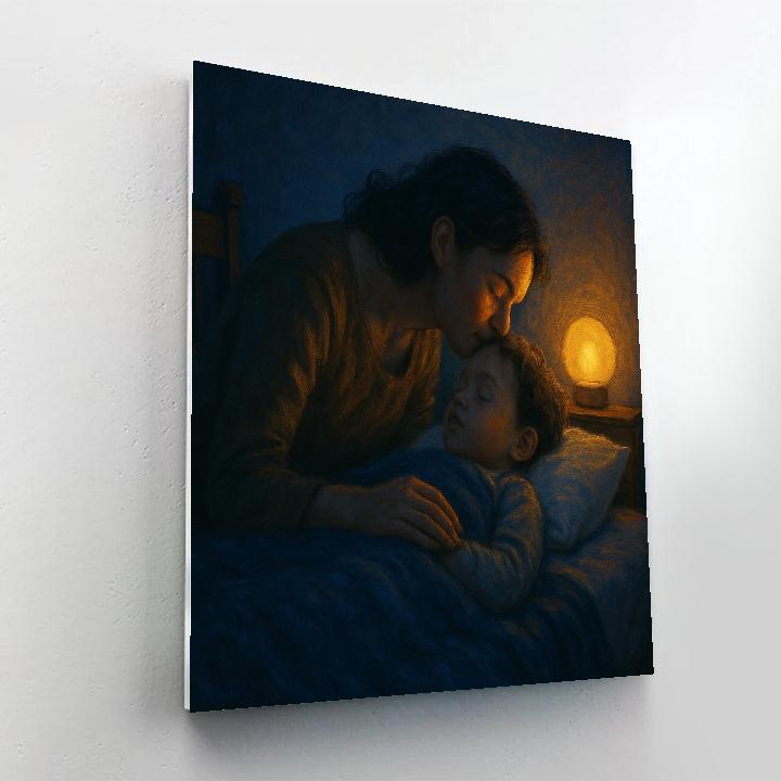 Bedside Comfort At Night Paint by numbers art