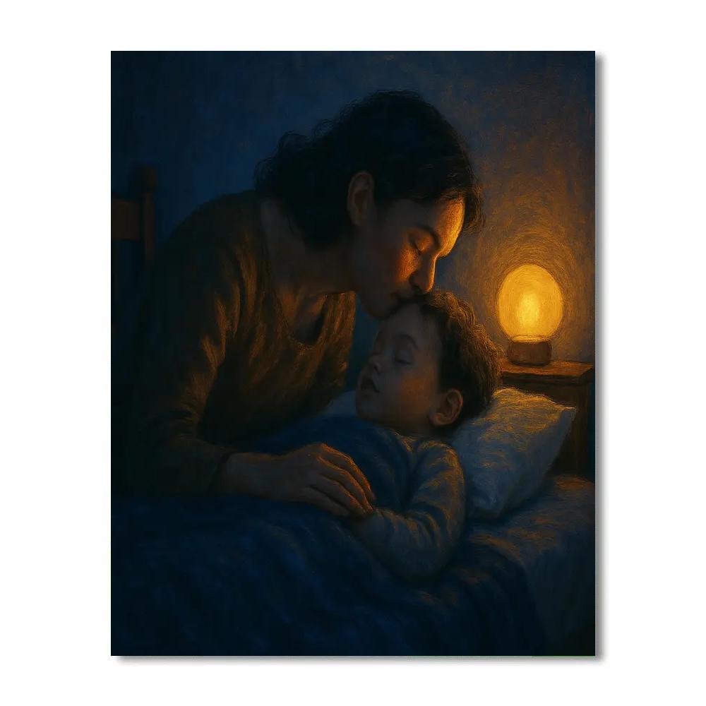 Bedside Comfort At Night Paint by numbers art