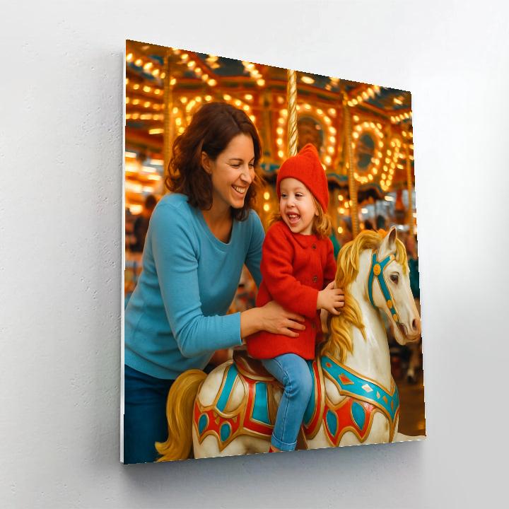 Festival Carousel Wonder paint by color