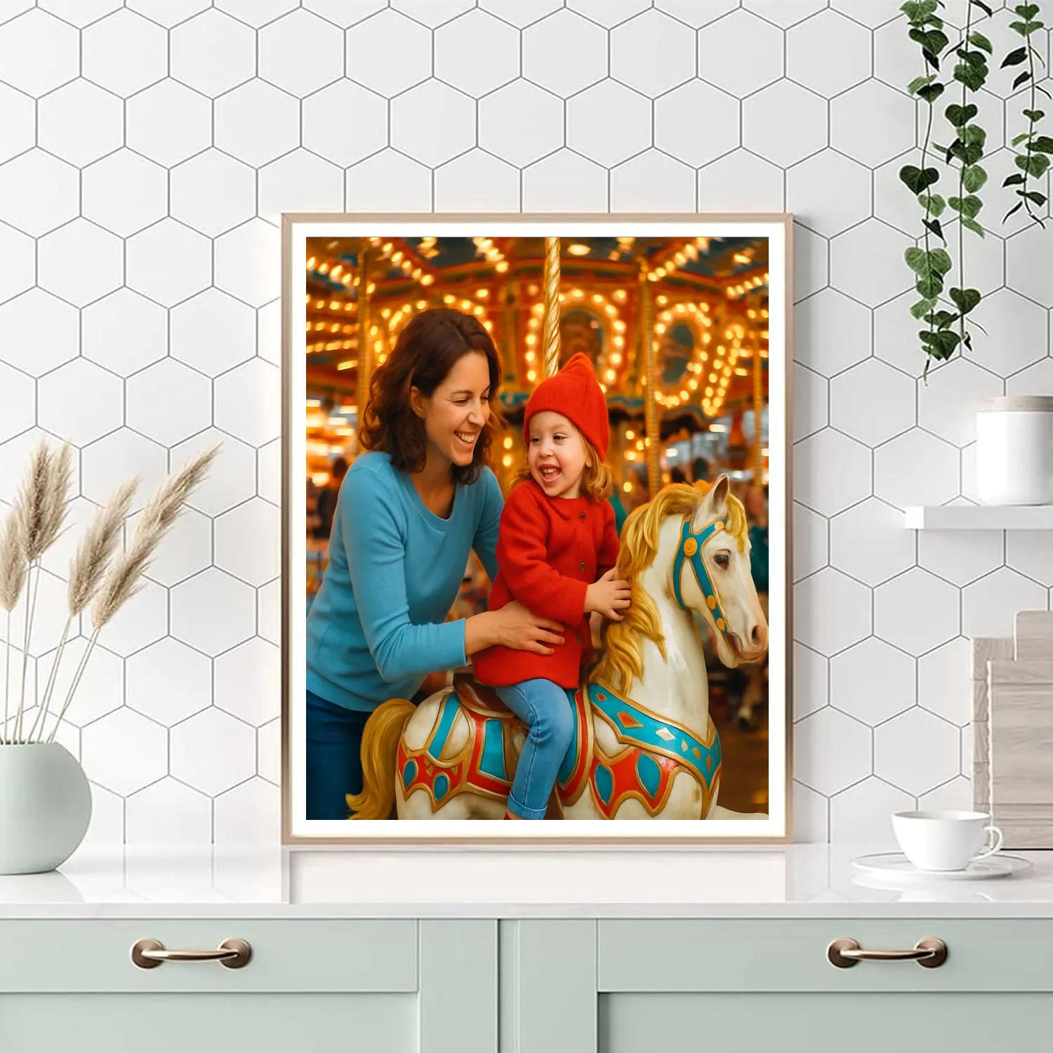 Festival Carousel Wonder paint by color