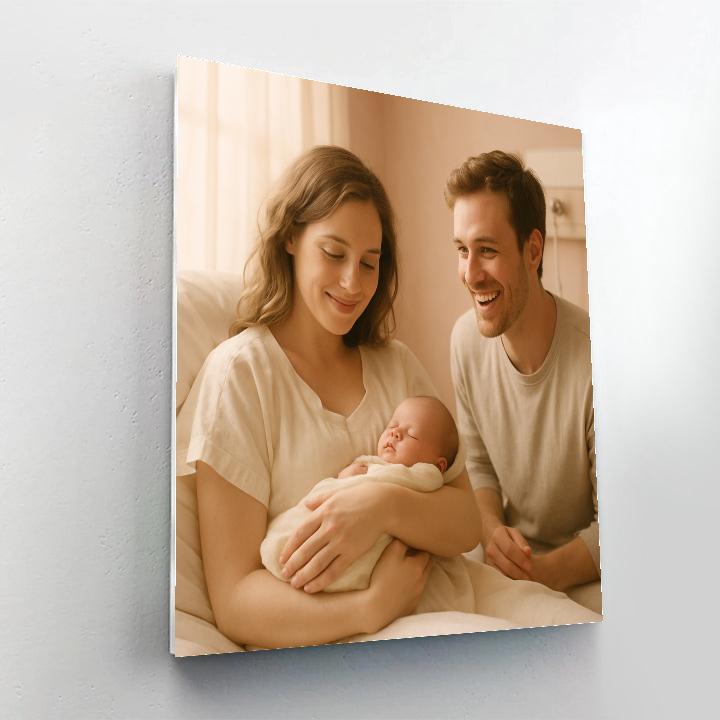 Quiet Hospital Newborn Meeting painting number kit