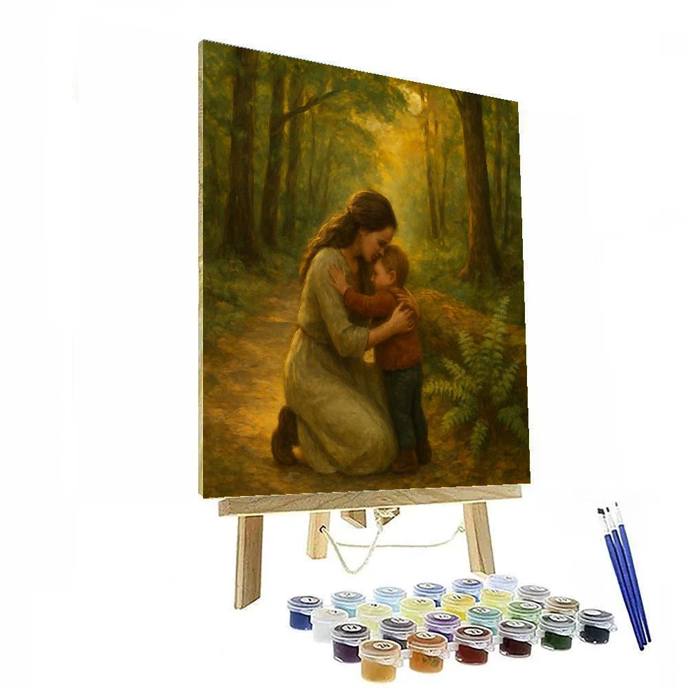 Forest Hug Trail paint by color