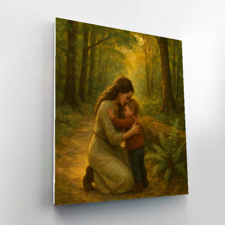 Forest Hug Trail paint by color