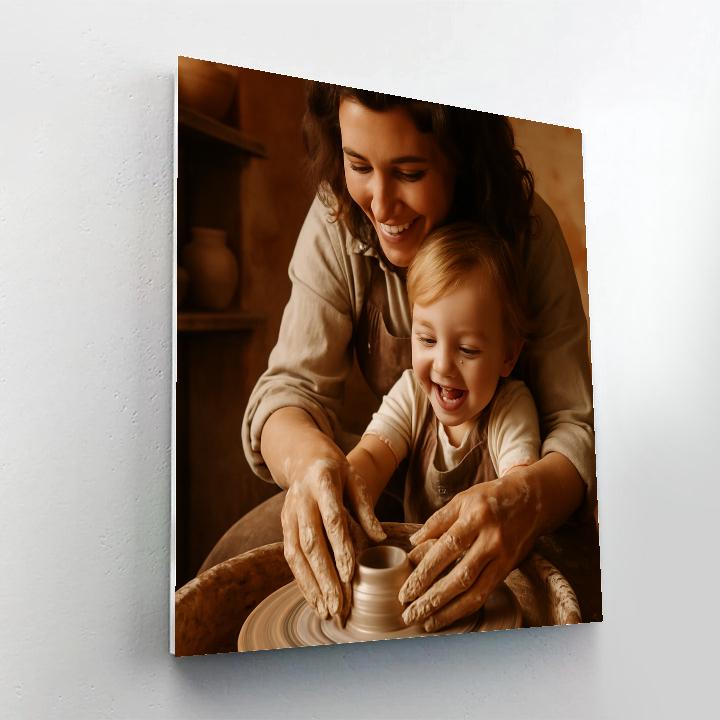 Tiny Hands Pottery paint by color