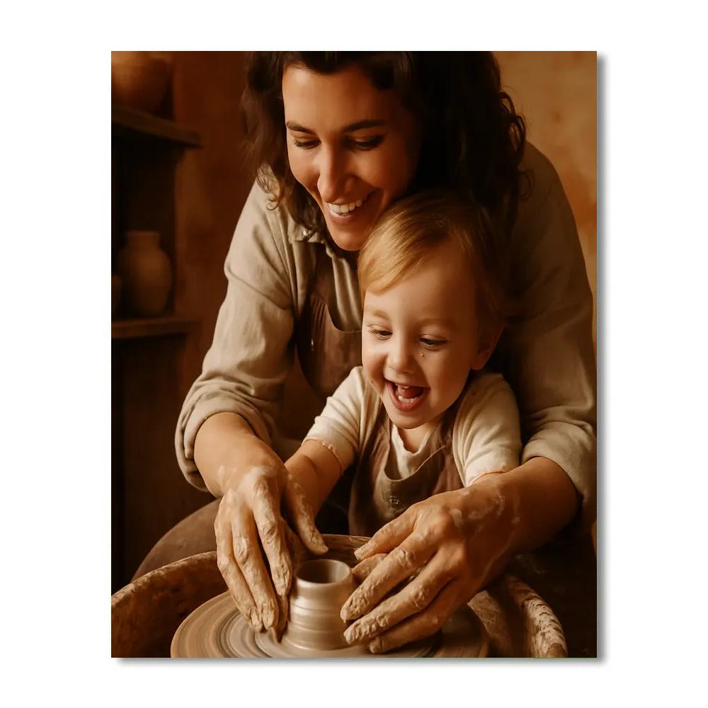 Tiny Hands Pottery paint by color