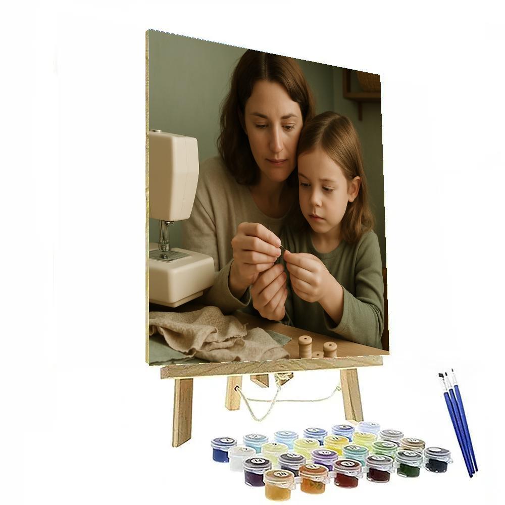 Quiet Sewing Circle Numbered painting kits