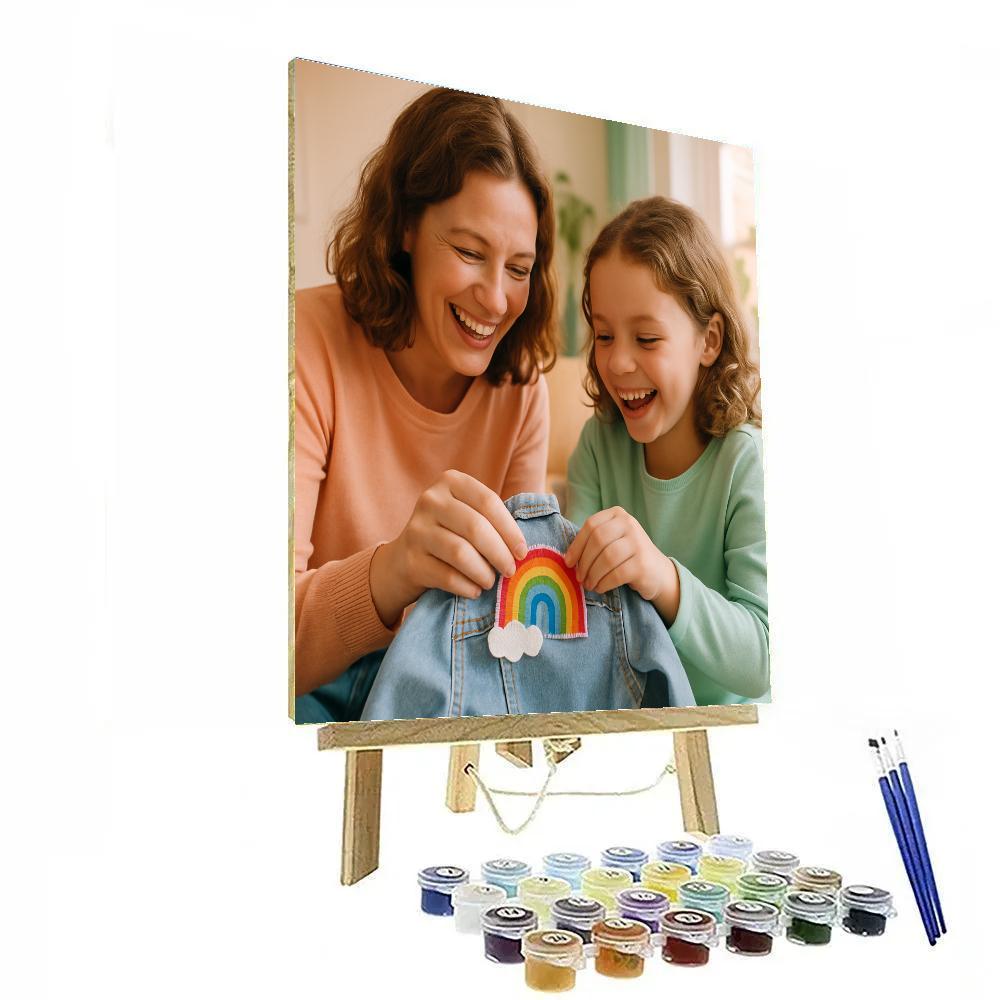 Sunlit Sewing Patch Numbered painting kits