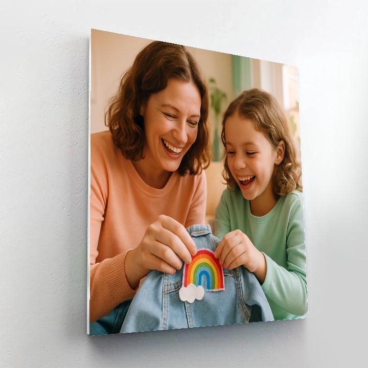 Sunlit Sewing Patch Numbered painting kits