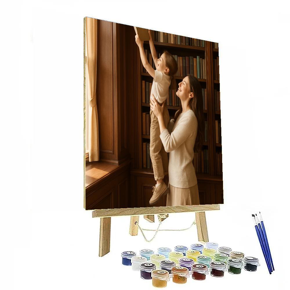 Library Tower Rescue Numbered painting kits