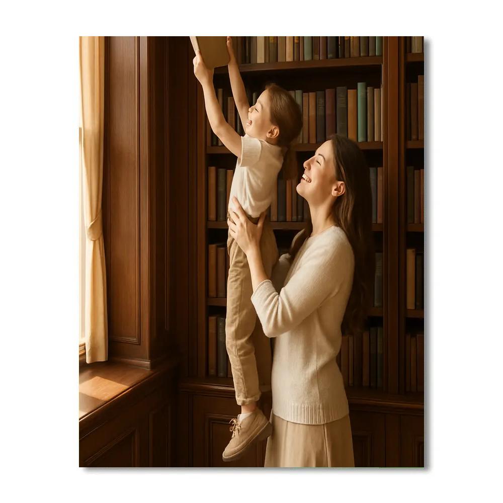 Library Tower Rescue Numbered painting kits