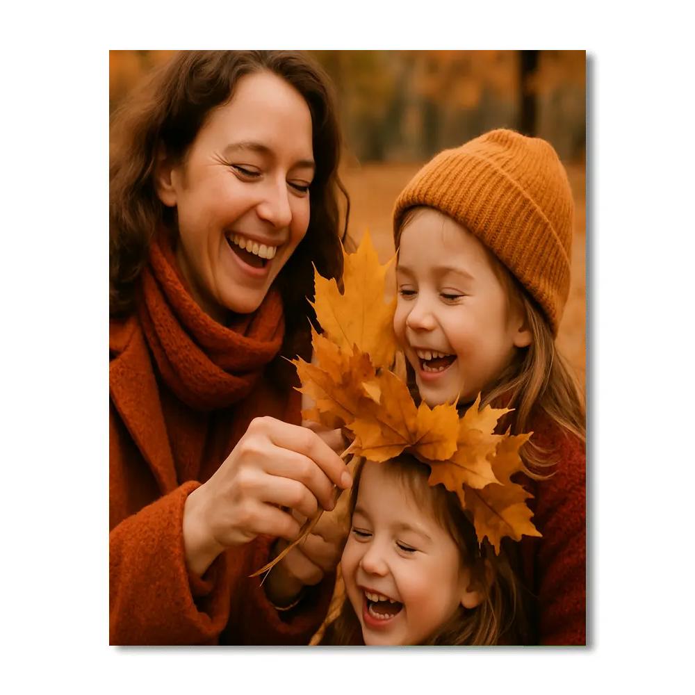 Autumn Leaf Crown paint by color