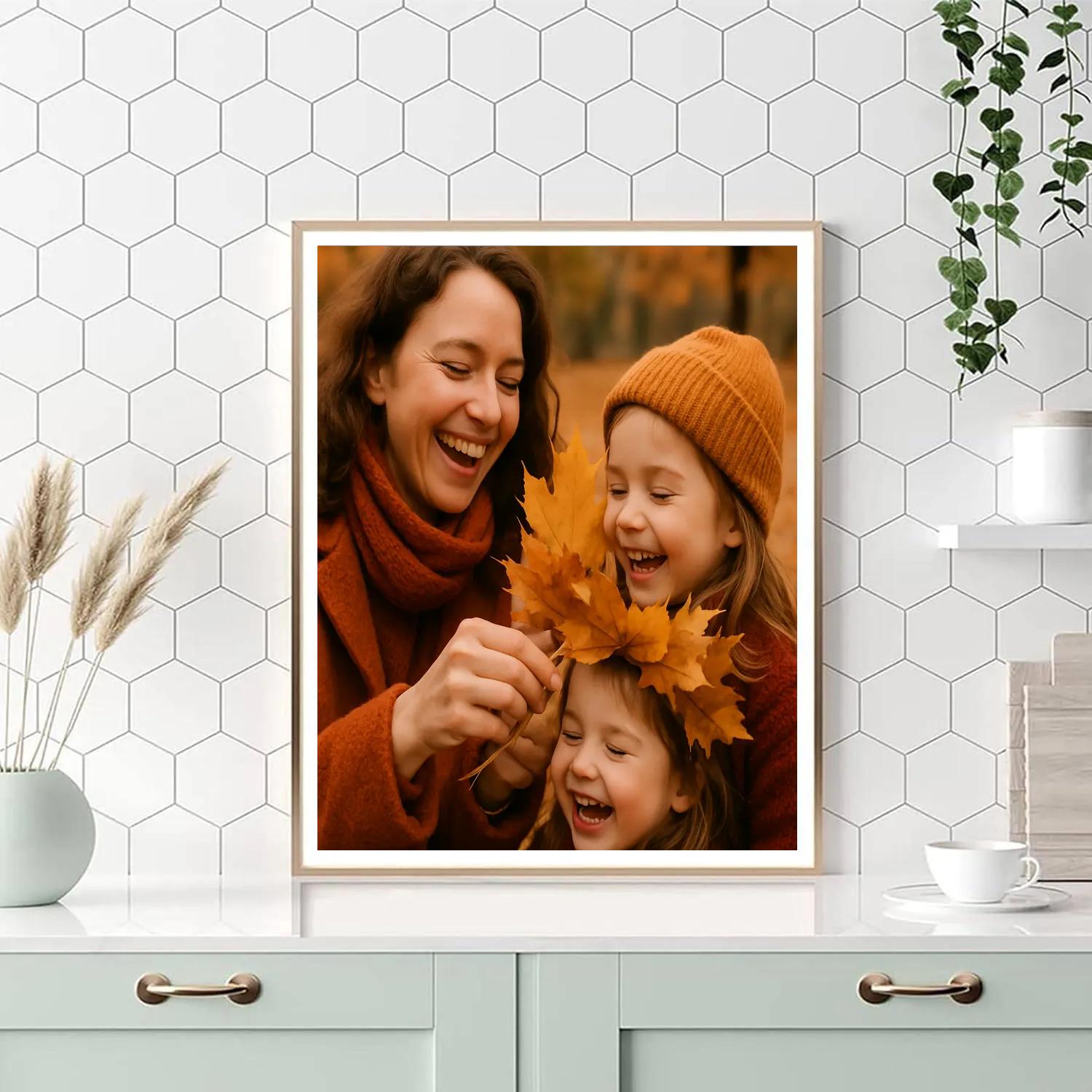 Autumn Leaf Crown paint by color