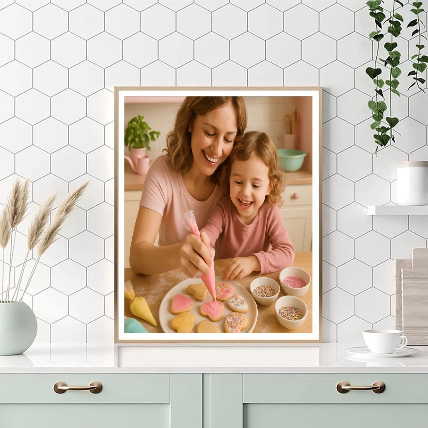 Kitchen Cookie Decorating paint by numbers