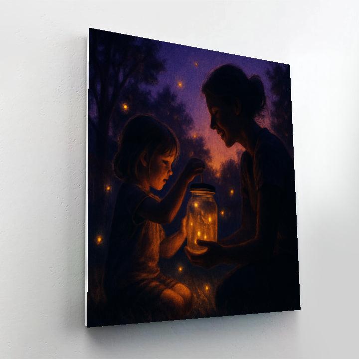 Evening Star Jar Magic Number painting