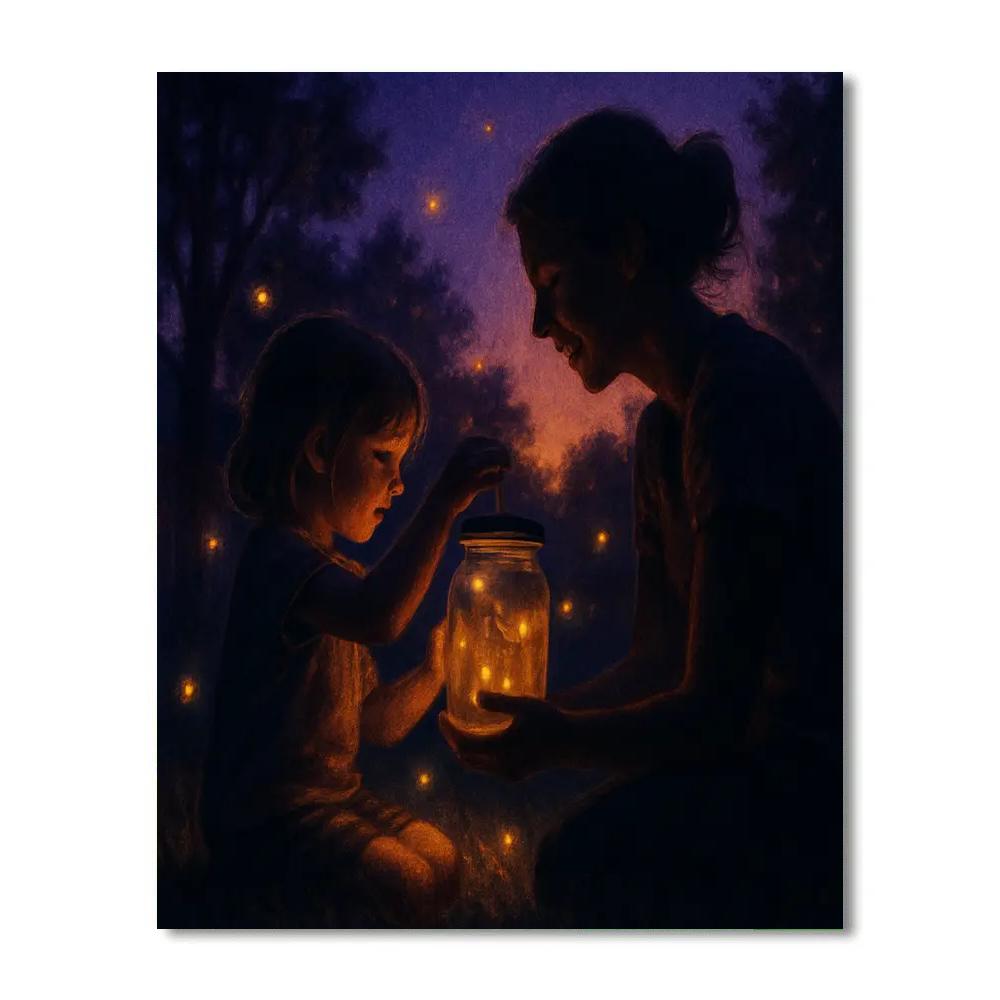 Evening Star Jar Magic Number painting