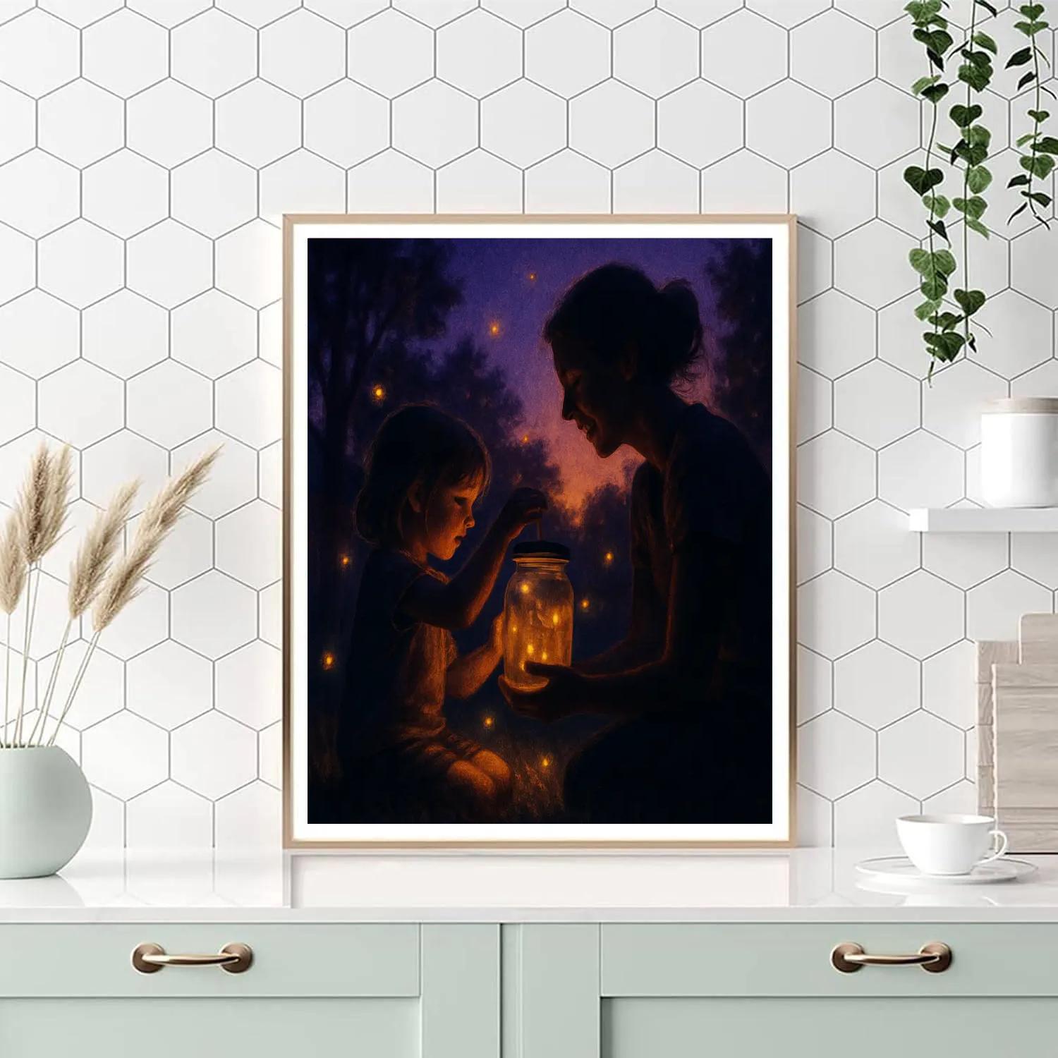 Evening Star Jar Magic Number painting