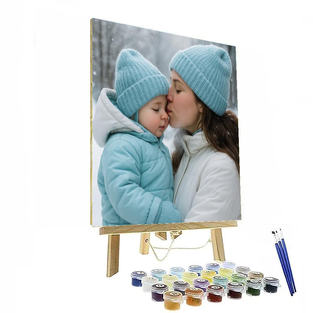Snowflake Kiss Goodbye Numbered painting kits