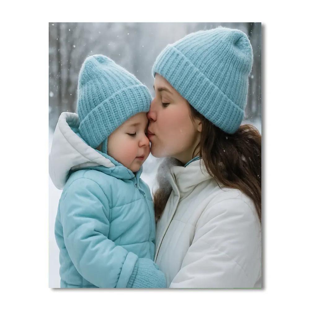 Snowflake Kiss Goodbye Numbered painting kits
