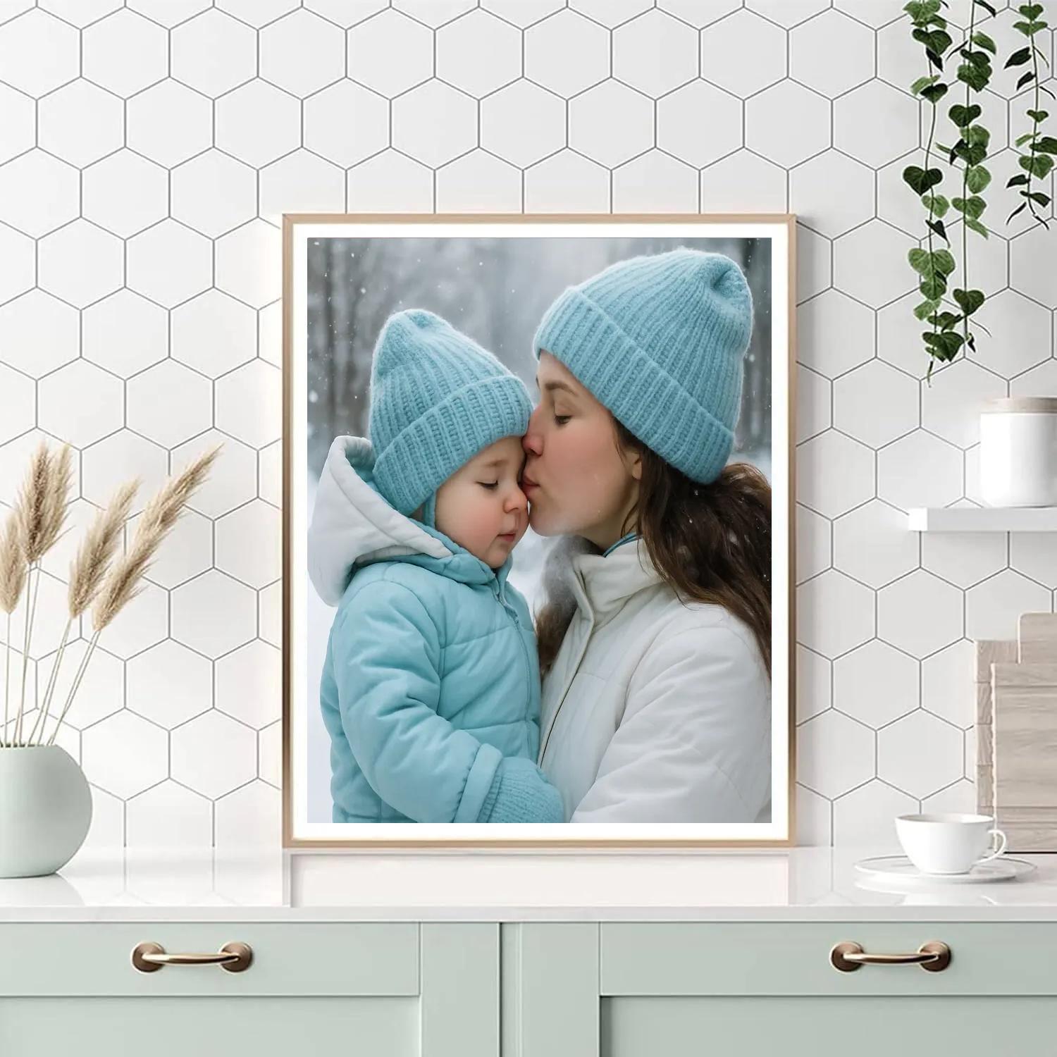 Snowflake Kiss Goodbye Numbered painting kits