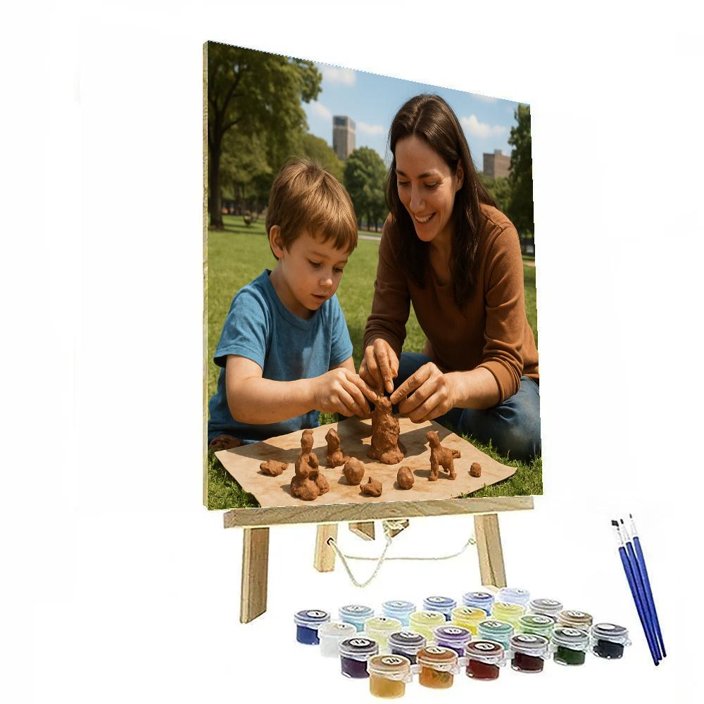 Clay Park Sculpting paint by number