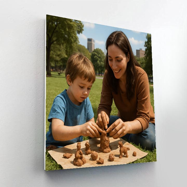 Clay Park Sculpting paint by number